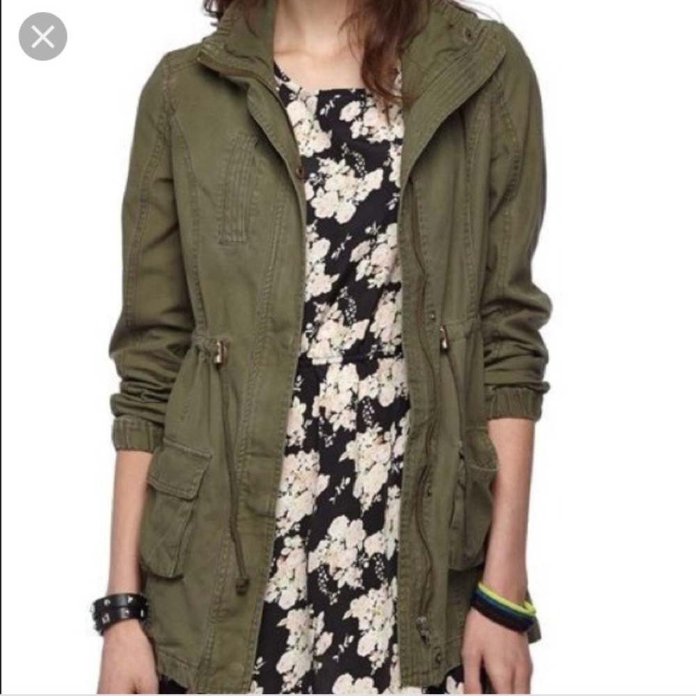 Cotton on green utility jacket